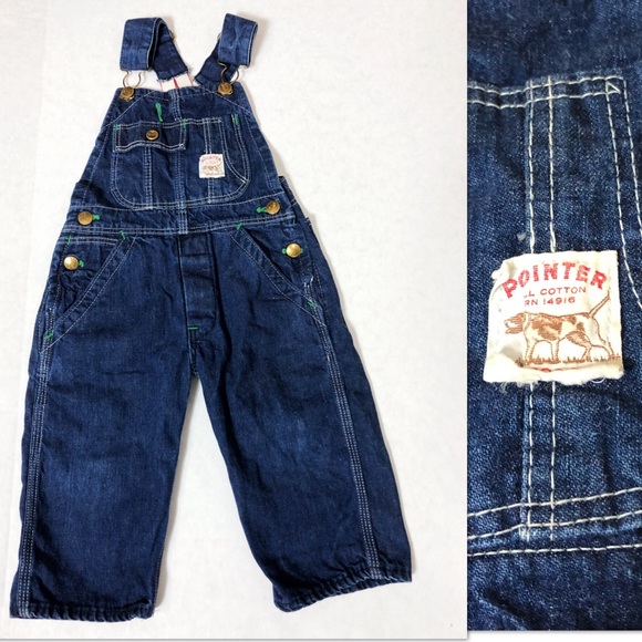 vintage pointer overalls